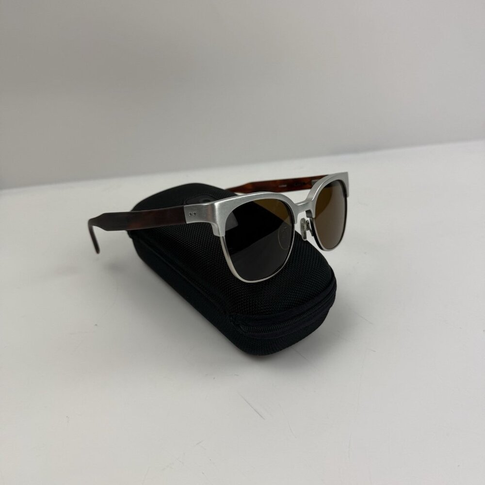 RAEN Conroy 52-20-145 Rootbeer Brown Silver Sunglasses